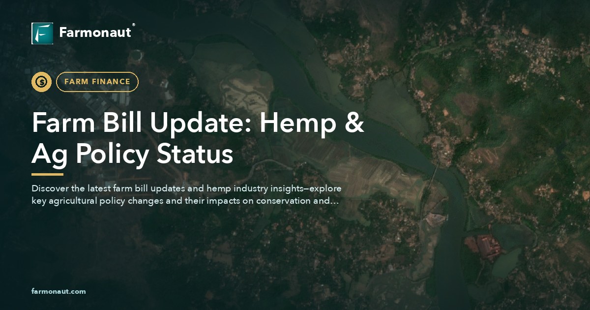 Farm Bill Update: Hemp &Amp; Ag Policy Status