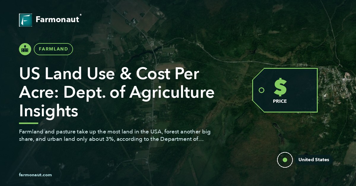 Us Land Use &Amp; Cost Per Acre: Dept. Of Agriculture Insights