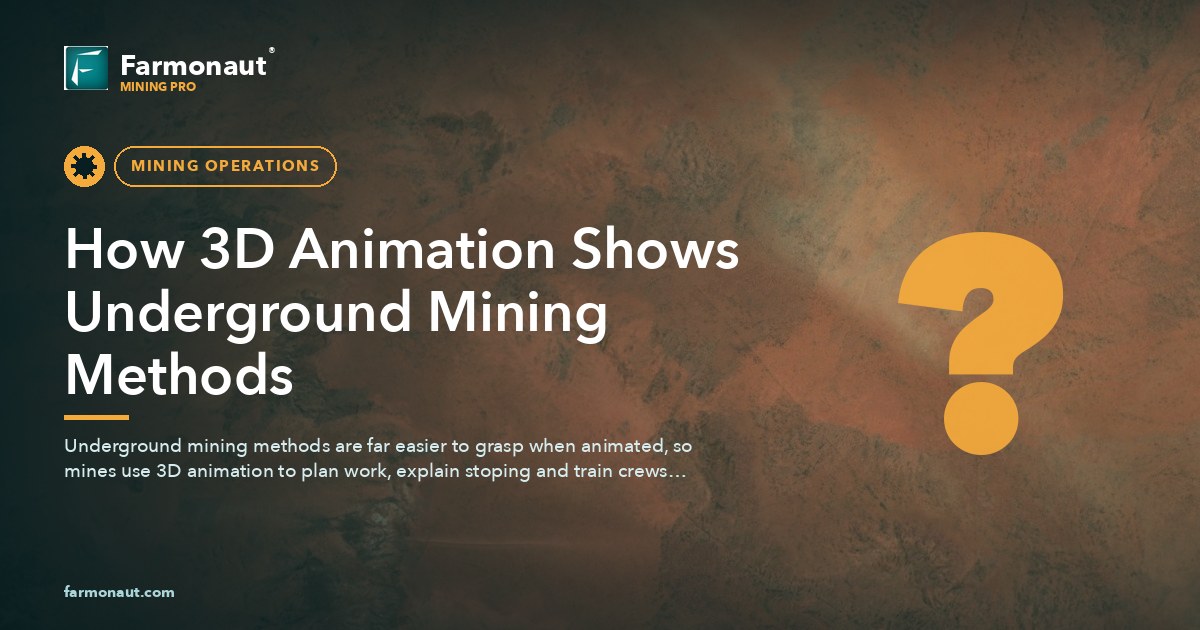 How 3D Animation Shows Underground Mining Methods