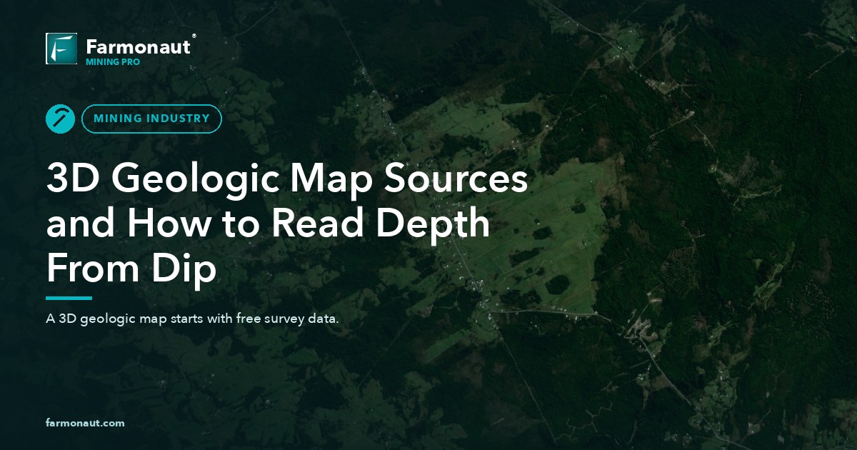 3D Geologic Map Sources And How To Read Depth From Dip
