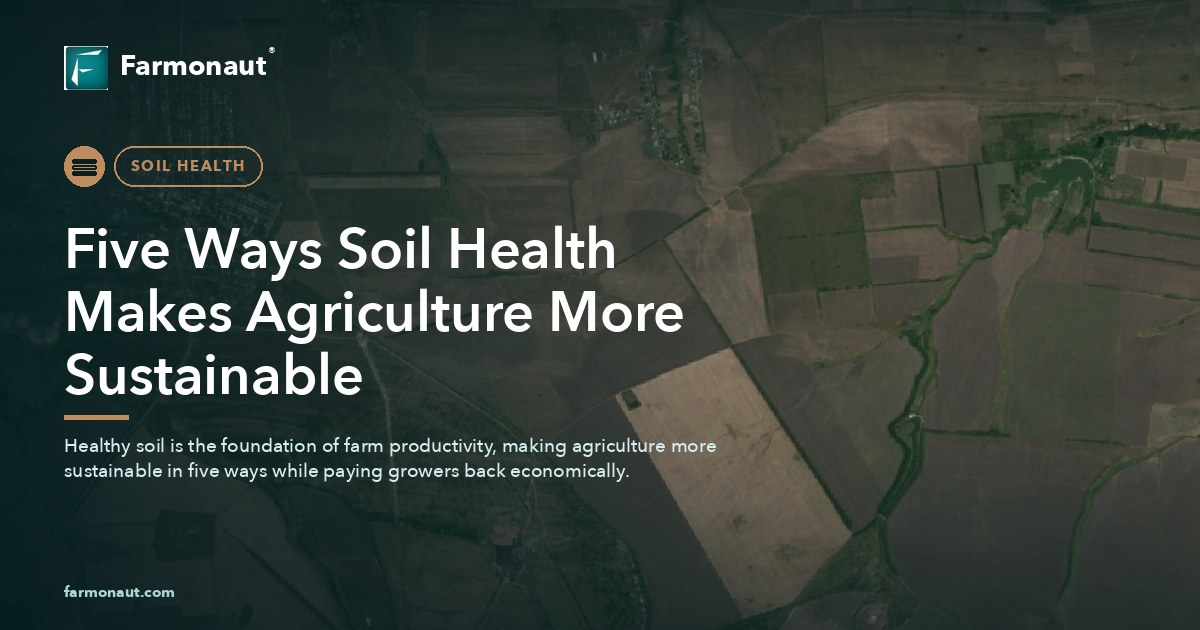 Five Ways Soil Health Makes Agriculture More Sustainable