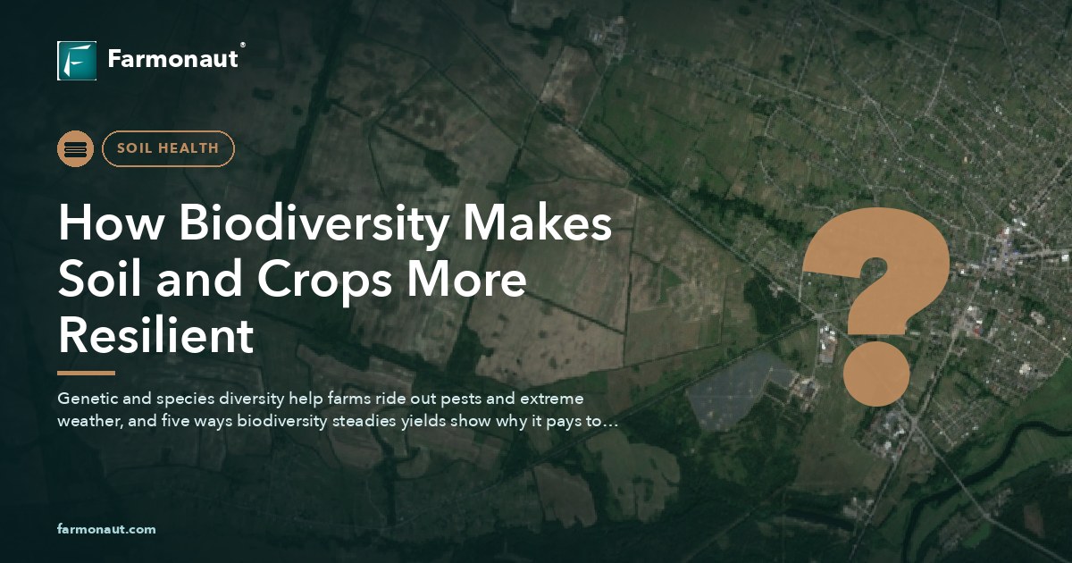 How Biodiversity Makes Soil And Crops More Resilient