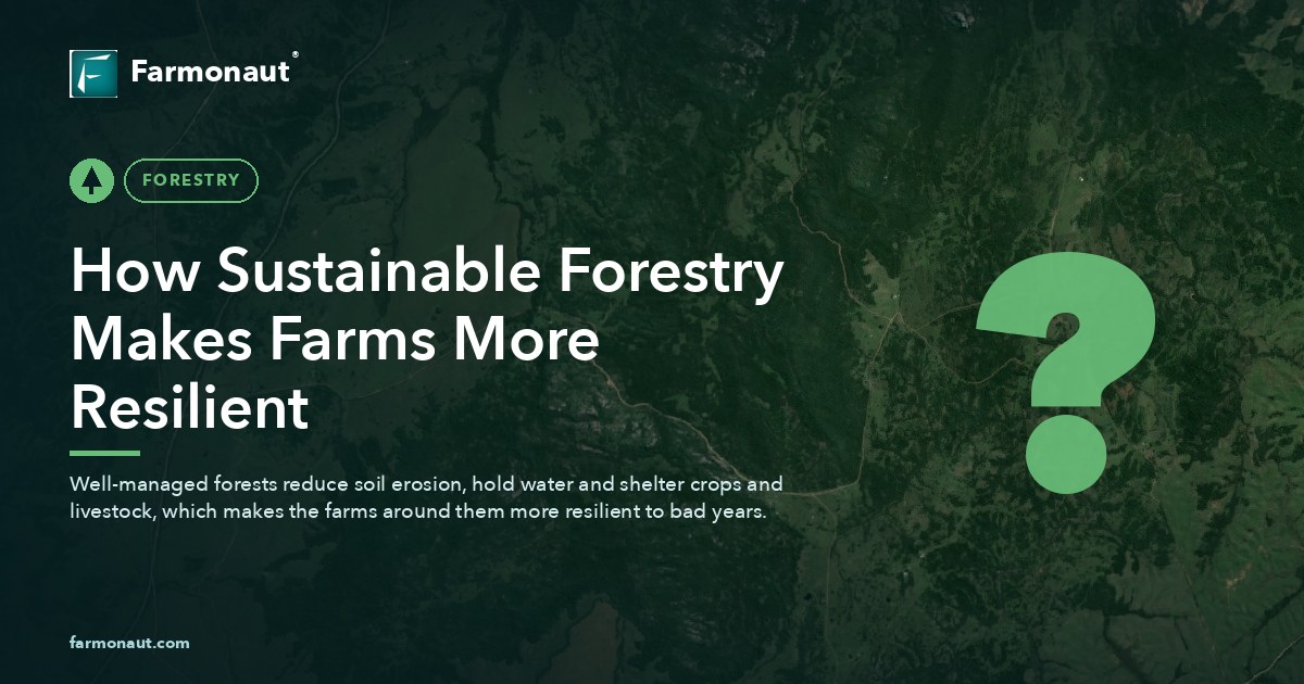 How Sustainable Forestry Makes Farms More Resilient