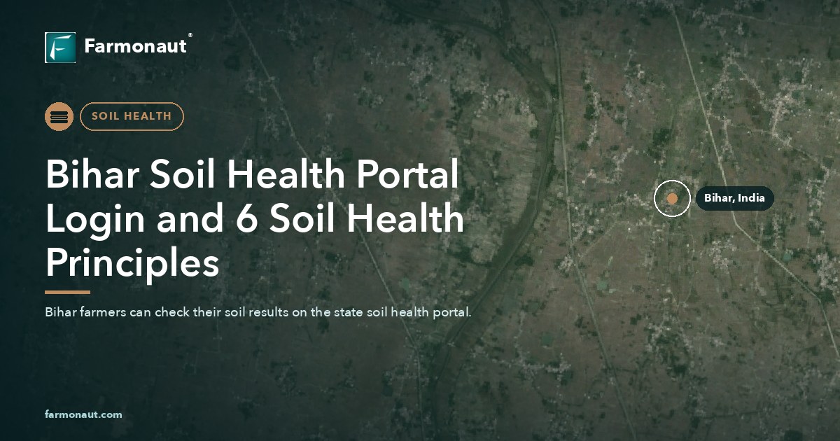 Bihar Soil Health Portal Login And 6 Soil Health Principles
