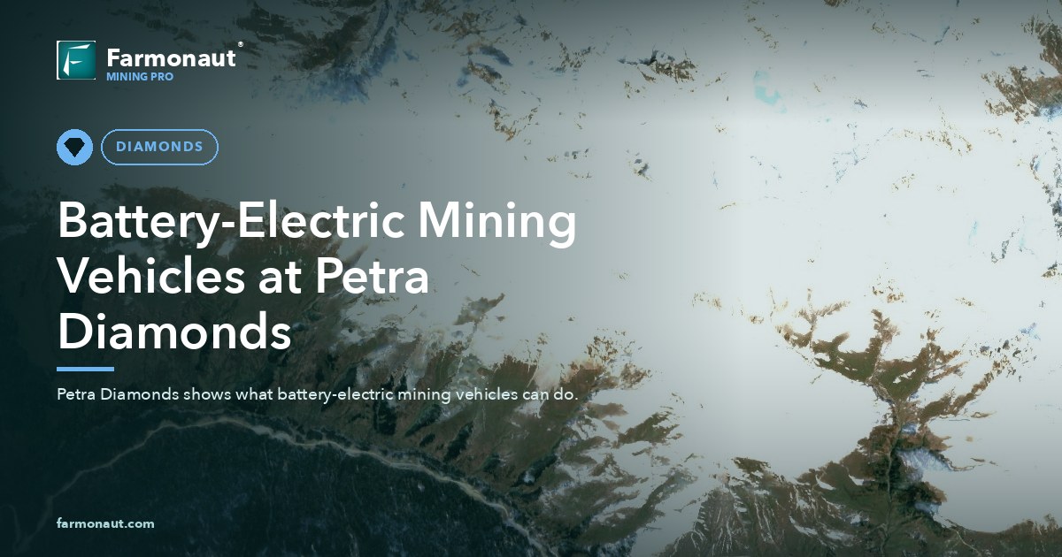 7 Benefits Of Battery-Electric Mining Vehicles: Petra Diamonds 101 Battery-Electric Mining Vehicles At Petra Diamonds