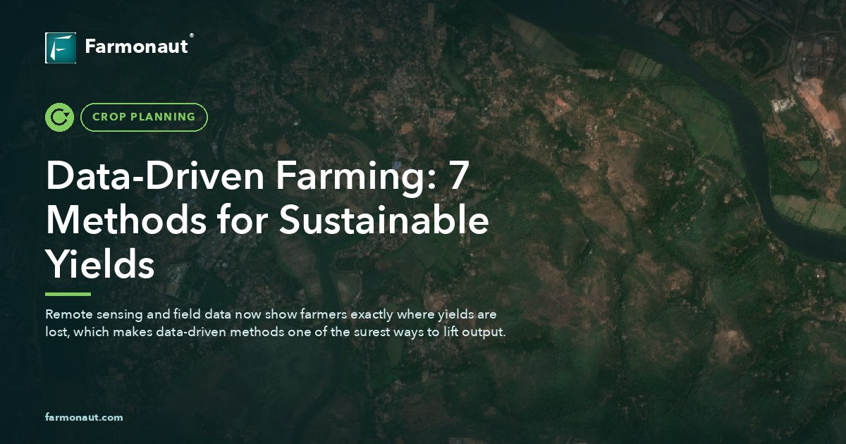 Data-Driven Farming: 7 Methods For Sustainable Yields