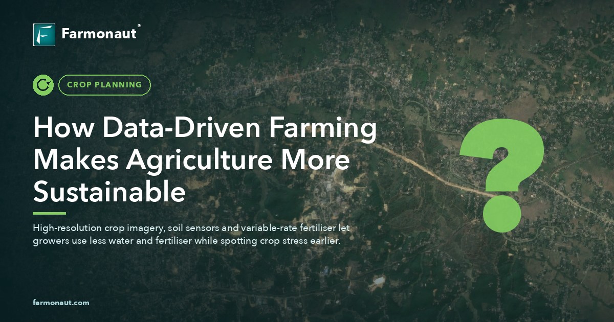 How Data-Driven Farming Makes Agriculture More Sustainable