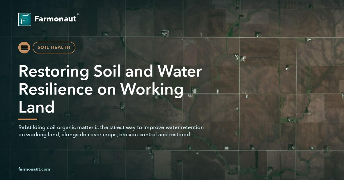 Restoring Soil And Water Resilience On Working Land