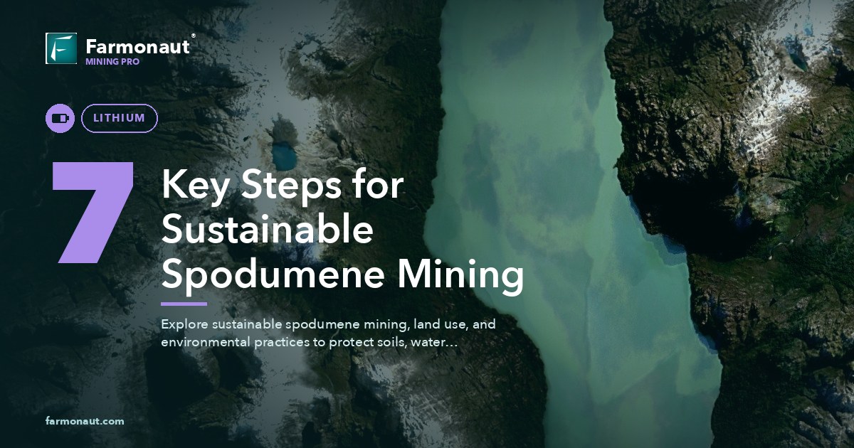 7 Key Steps For Sustainable Spodumene Mining
