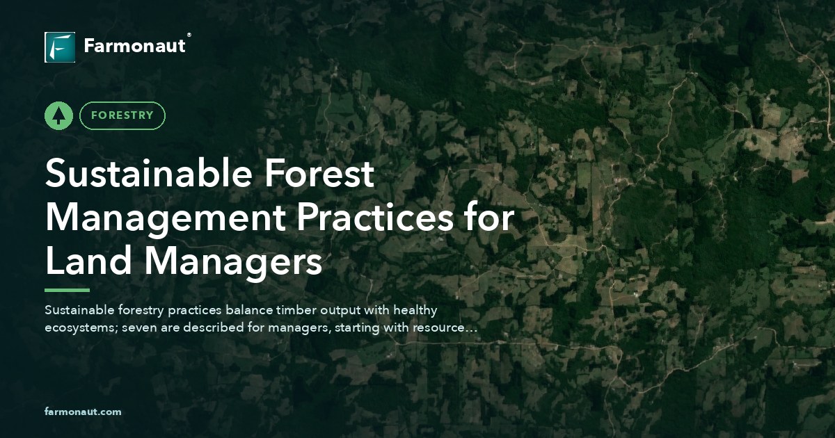 Sustainable Forest Management Practices For Land Managers