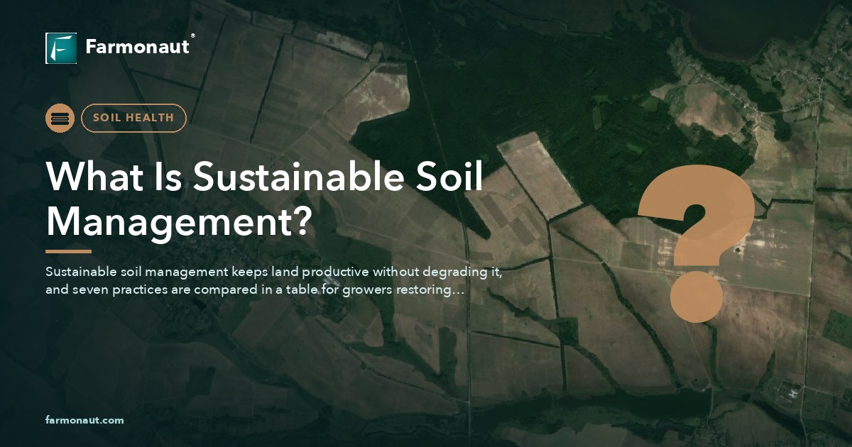 What Is Sustainable Soil Management?