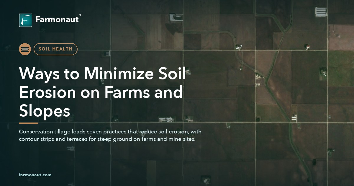 Ways To Minimize Soil Erosion On Farms And Slopes