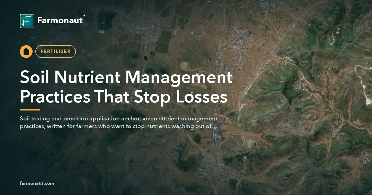 Soil Nutrient Management Practices That Stop Losses