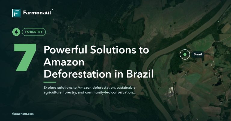 7 Powerful Solutions To Amazon Deforestation In Brazil Farmonaut 3
