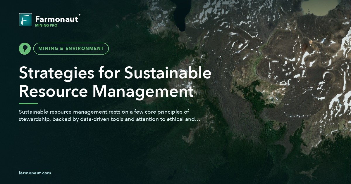 Strategies For Sustainable Resource Management