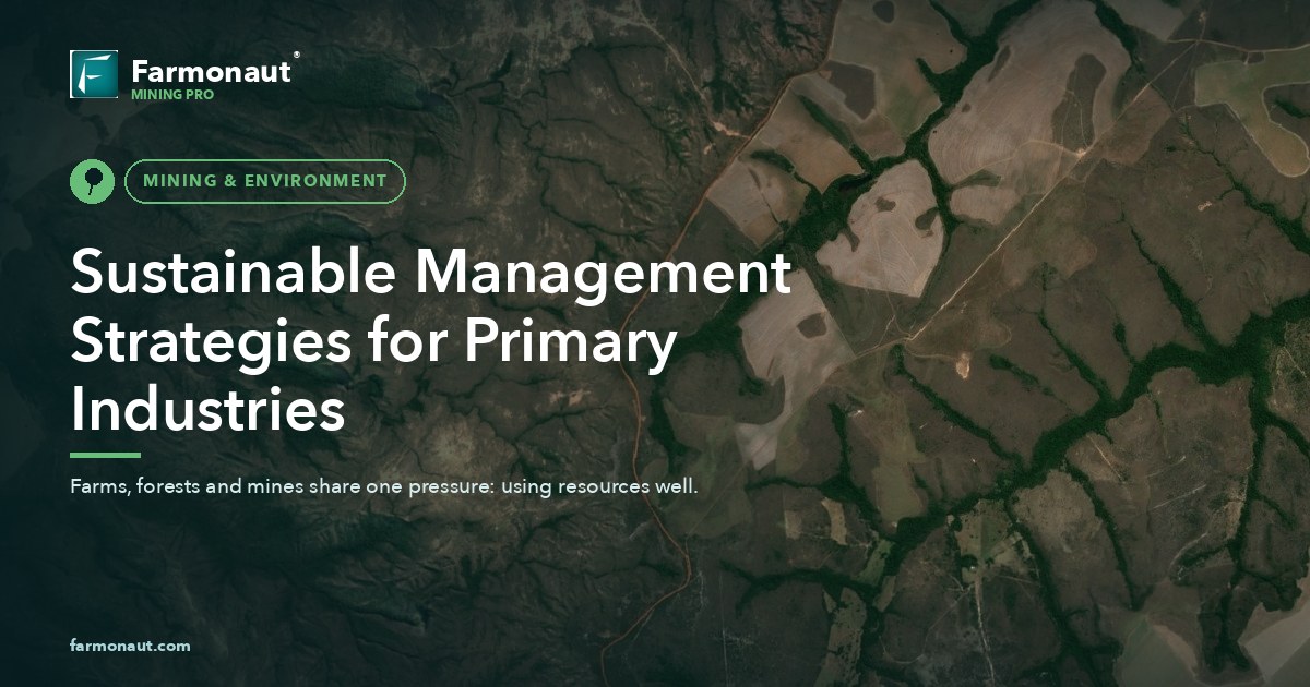 Sustainable Management Strategies For Primary Industries