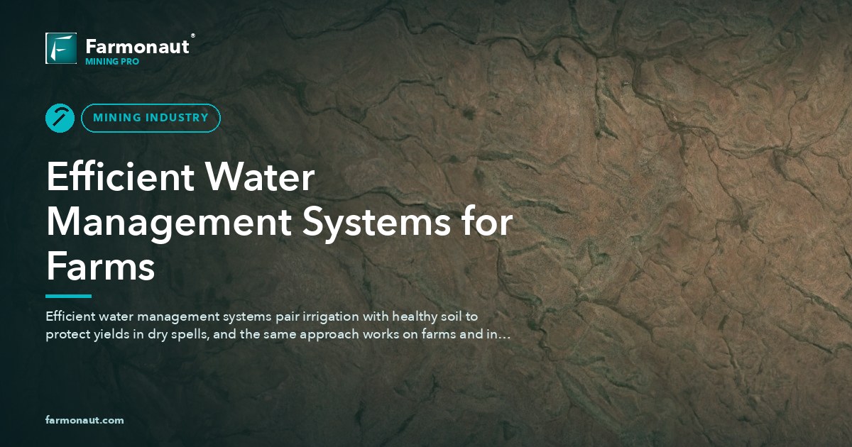 Efficient Water Management Systems For Farms