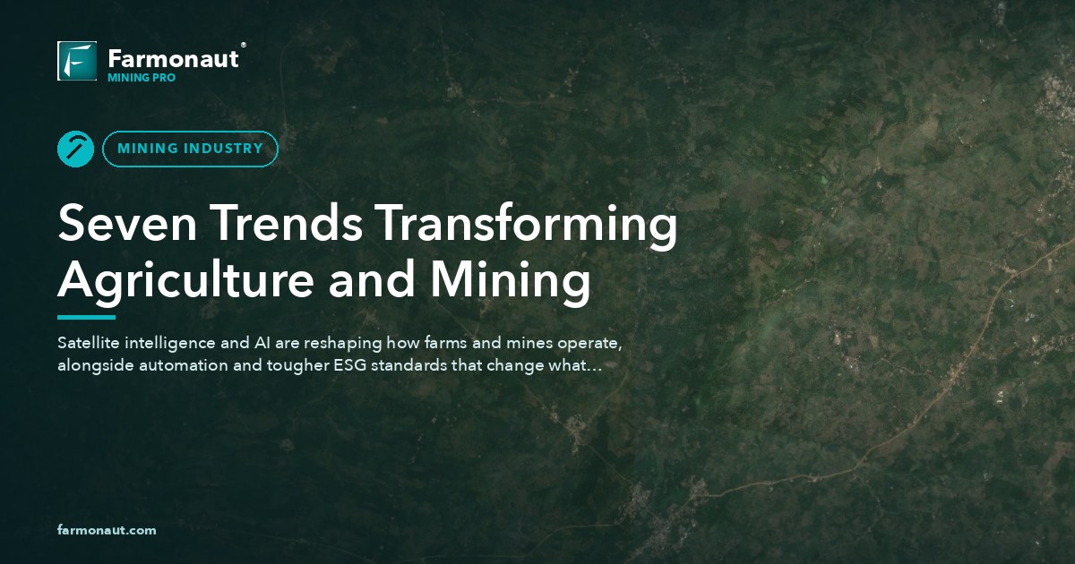 Seven Trends Transforming Agriculture And Mining