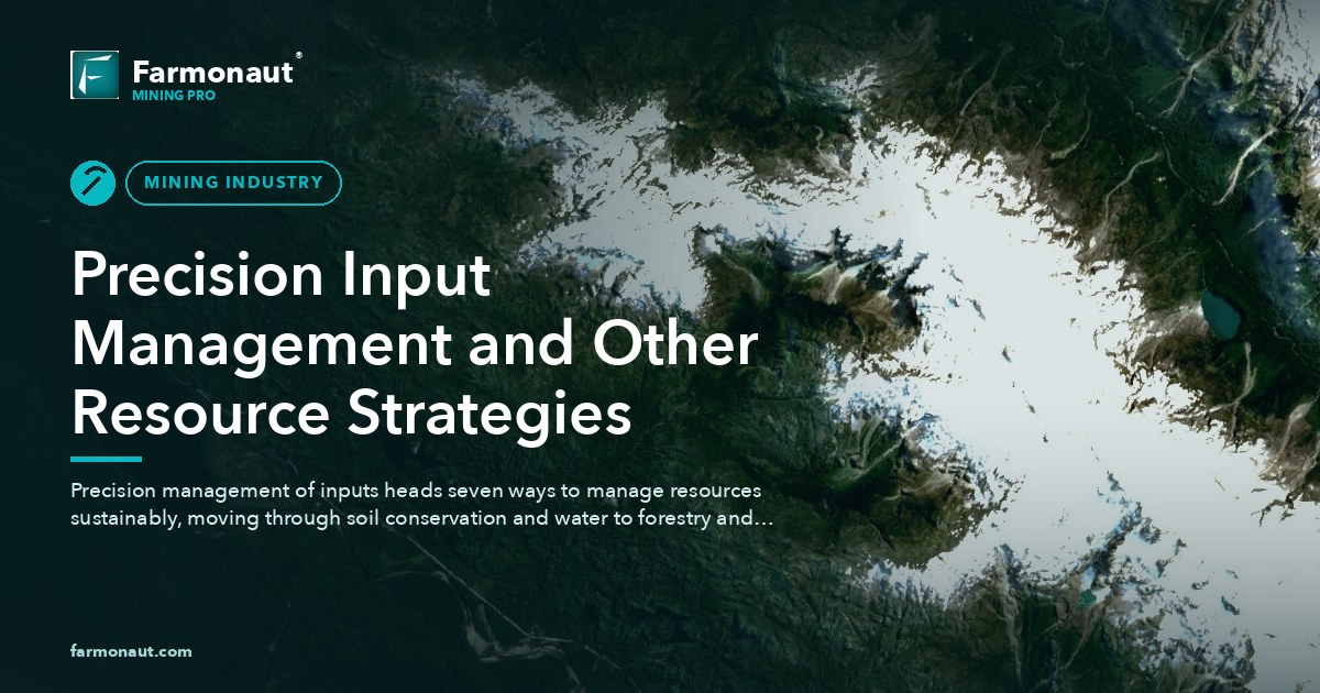 Precision Input Management And Other Resource Strategies