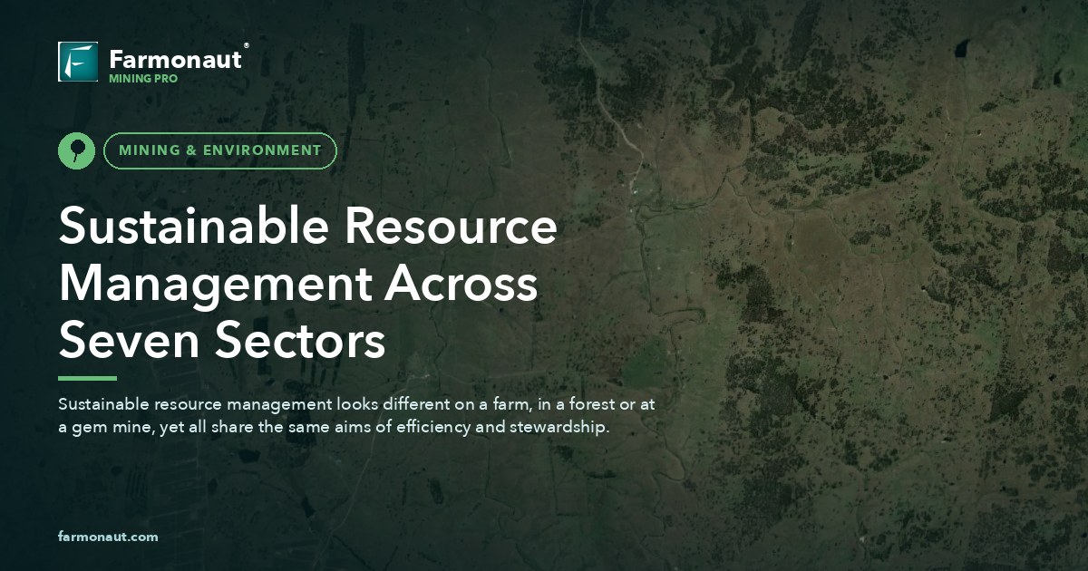 Sustainable Resource Management Across Seven Sectors