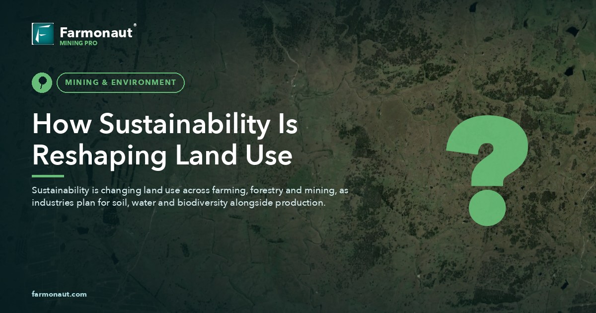 How Sustainability Is Reshaping Land Use