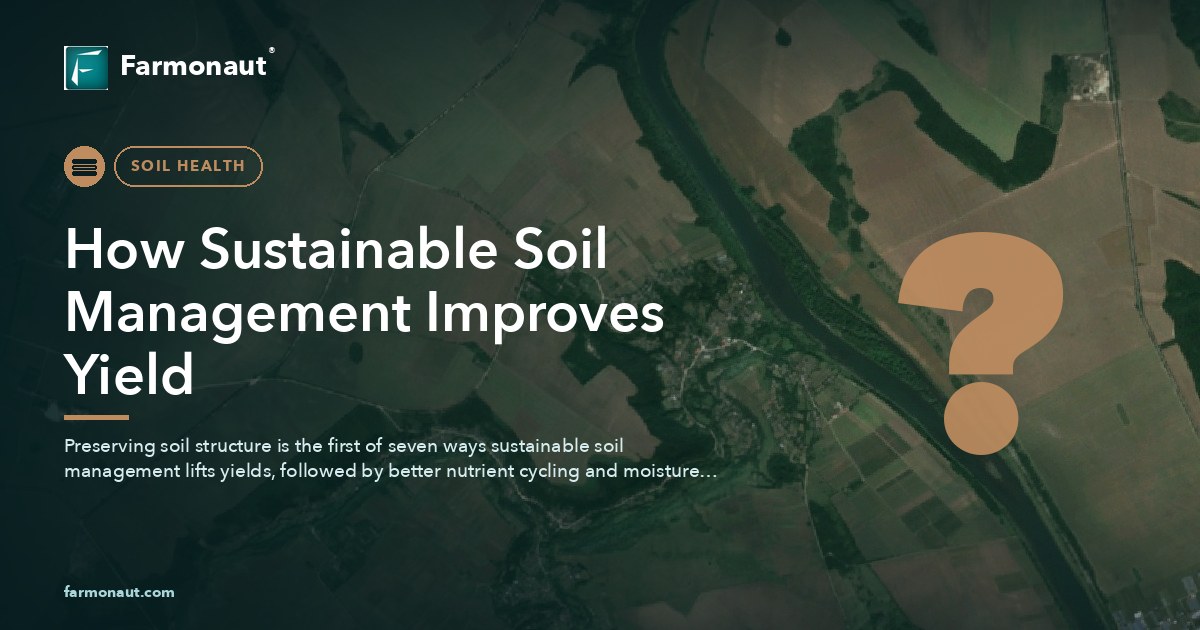 How Sustainable Soil Management Improves Yield