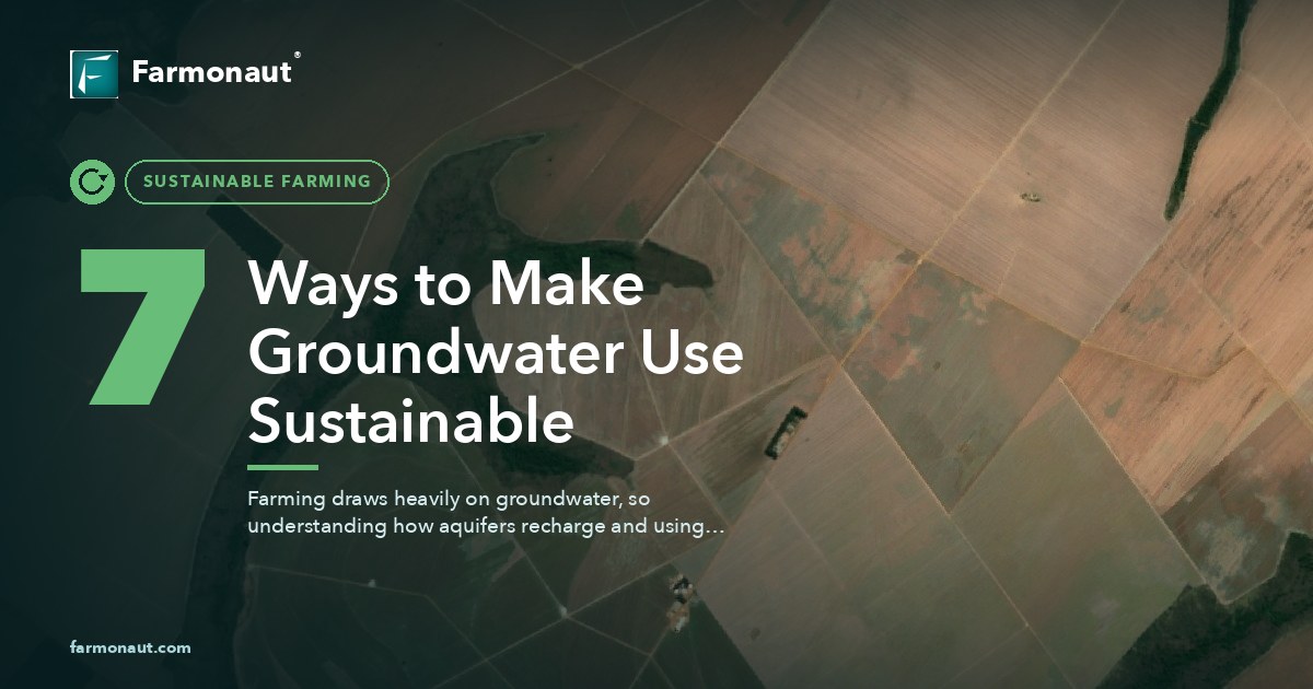 7 Ways To Make Groundwater Use Sustainable