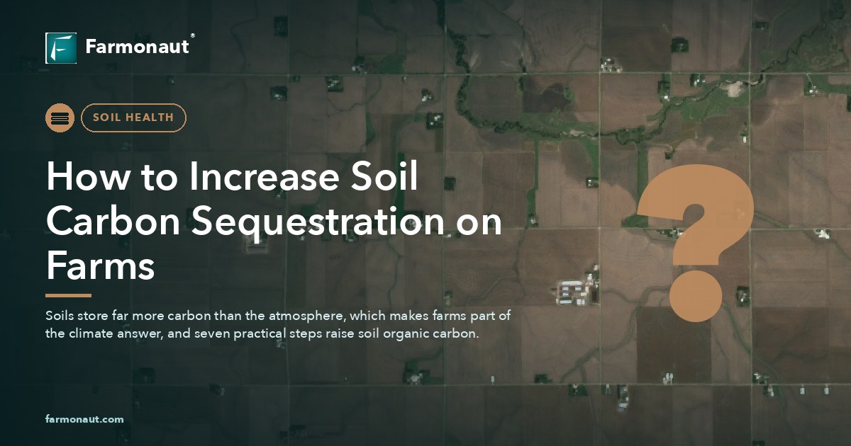 How To Increase Soil Carbon Sequestration On Farms