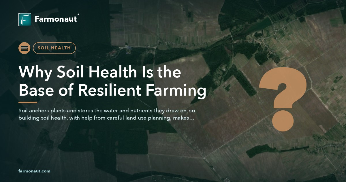 Why Soil Health Is The Base Of Resilient Farming