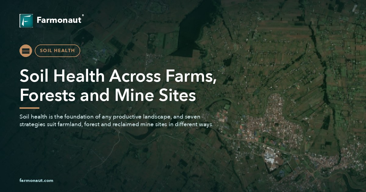 Soil Health Across Farms, Forests And Mine Sites