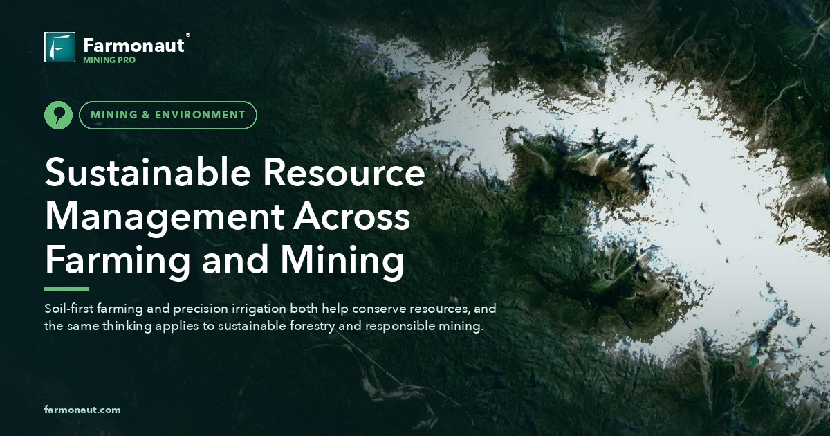 Sustainable Resource Management Across Farming And Mining