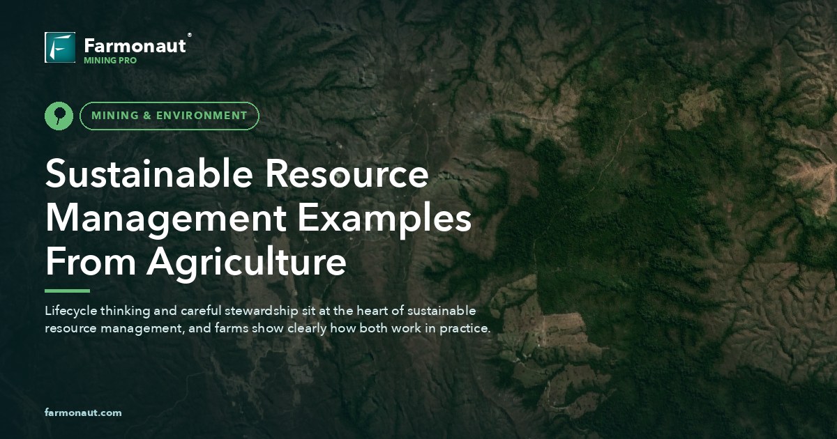 Sustainable Resource Management Examples From Agriculture