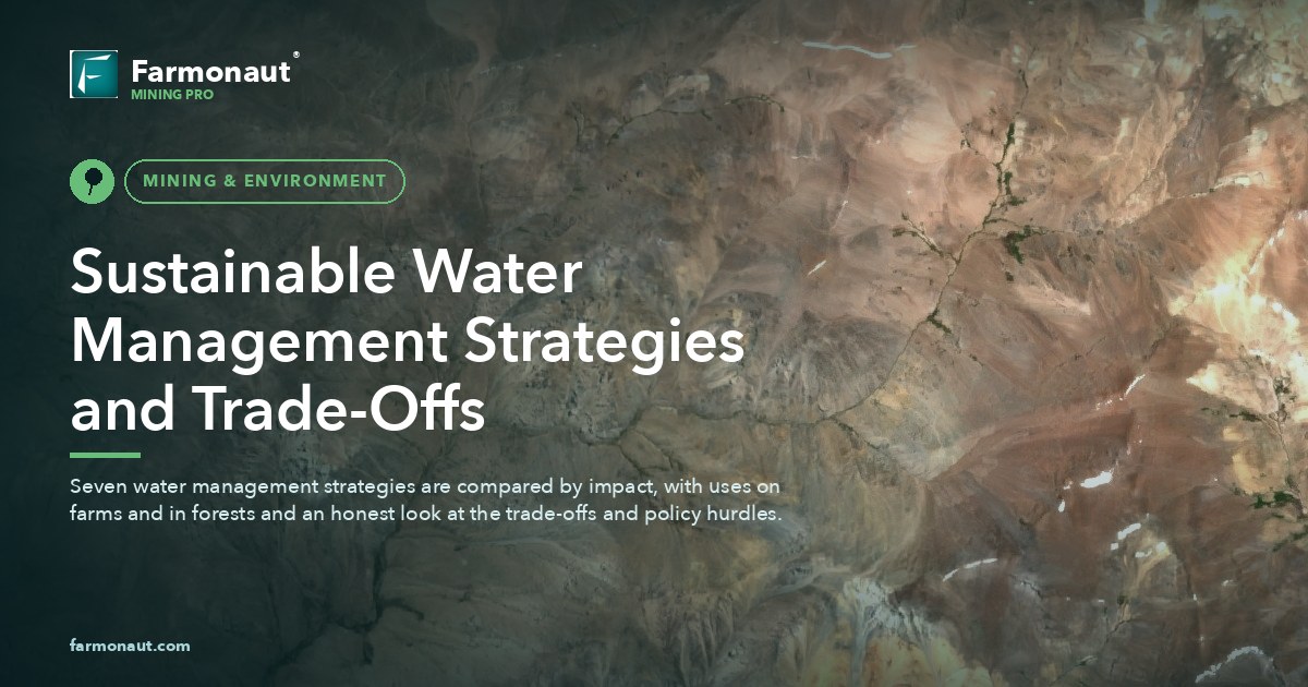 Sustainable Water Management Strategies And Trade-Offs