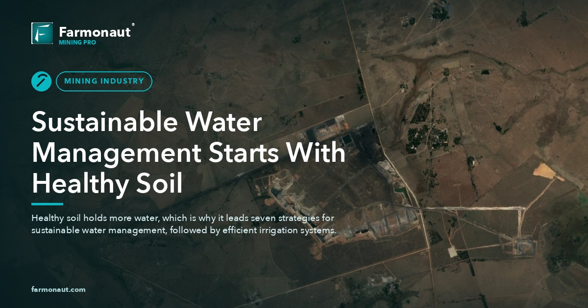 Sustainable Water Management Starts With Healthy Soil