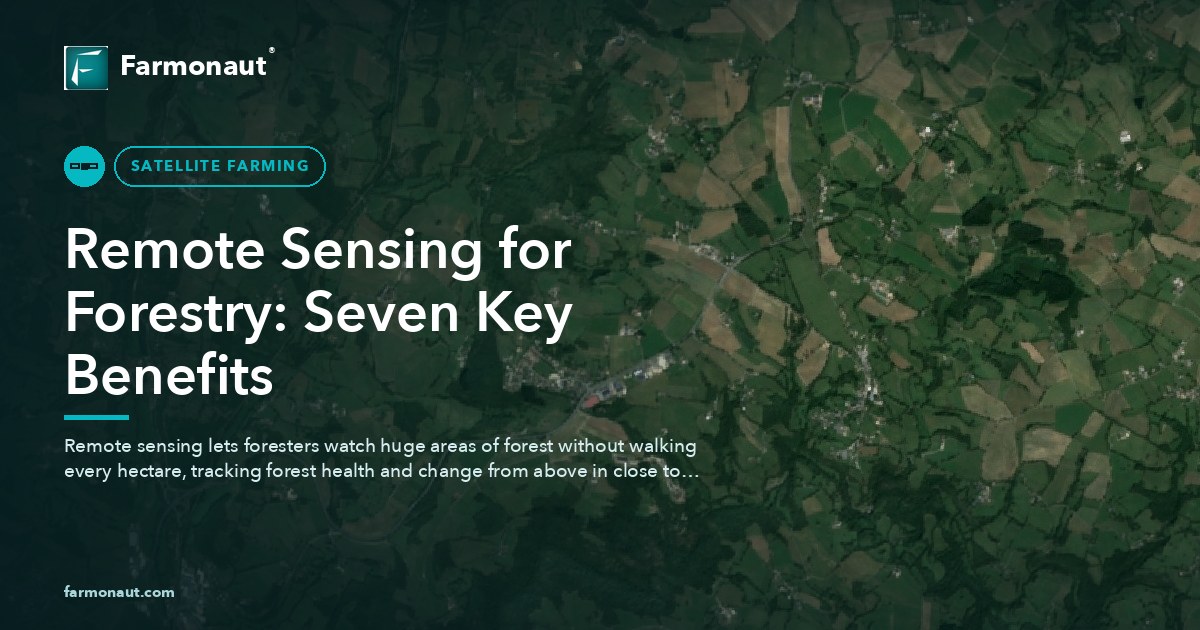 Remote Sensing For Forestry: Seven Key Benefits
