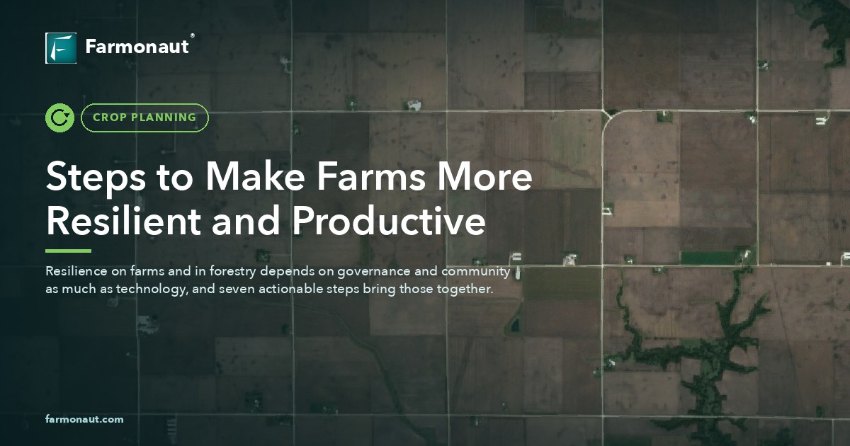 Steps To Make Farms More Resilient And Productive