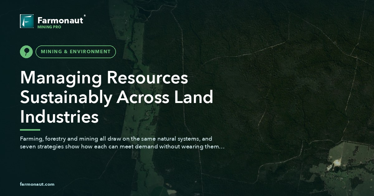 Managing Resources Sustainably Across Land Industries