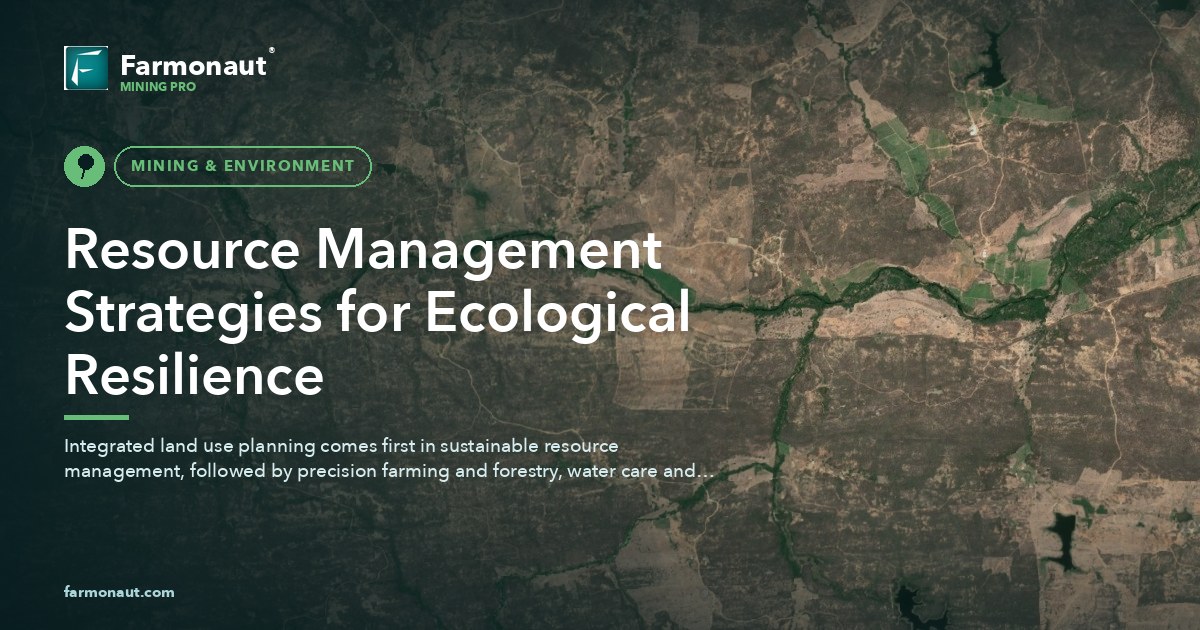 Resource Management Strategies For Ecological Resilience