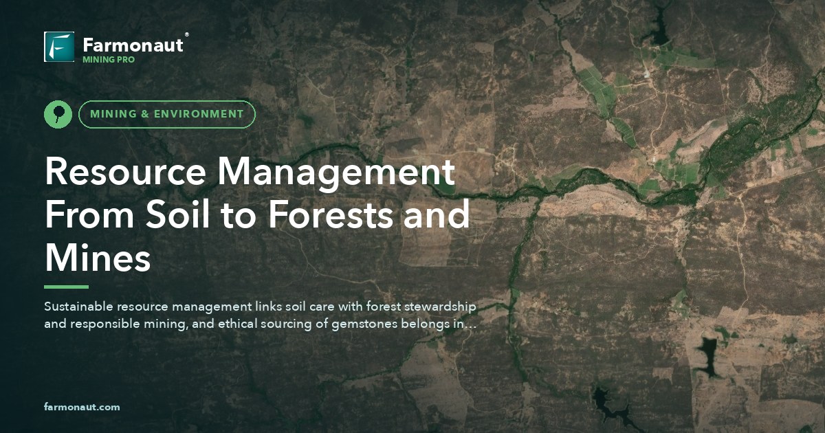 Resource Management From Soil To Forests And Mines