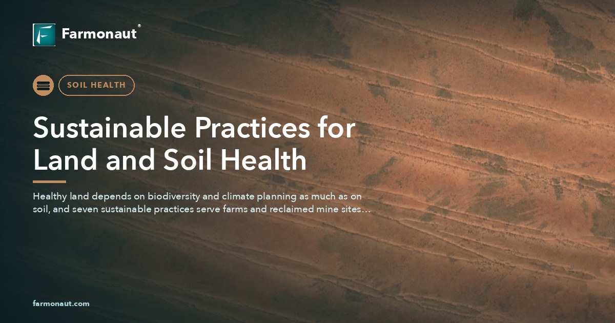 Sustainable Practices For Land And Soil Health