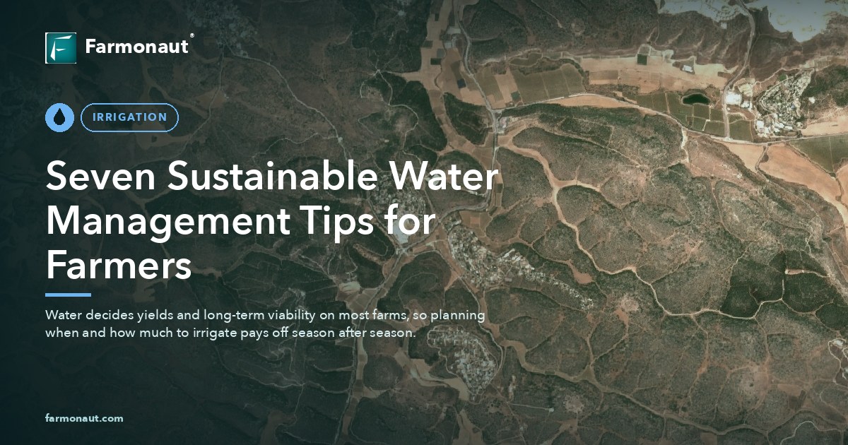 Seven Sustainable Water Management Tips For Farmers