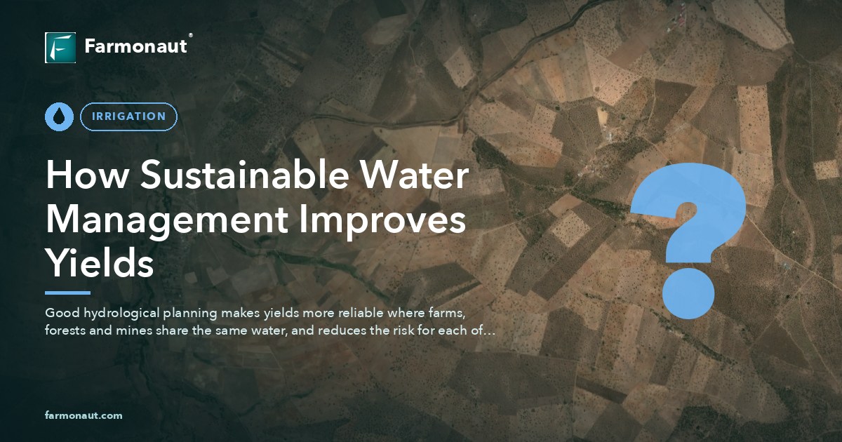 How Sustainable Water Management Improves Yields