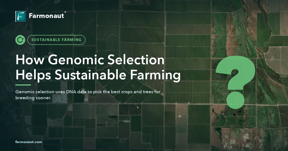 How Genomic Selection Helps Sustainable Farming