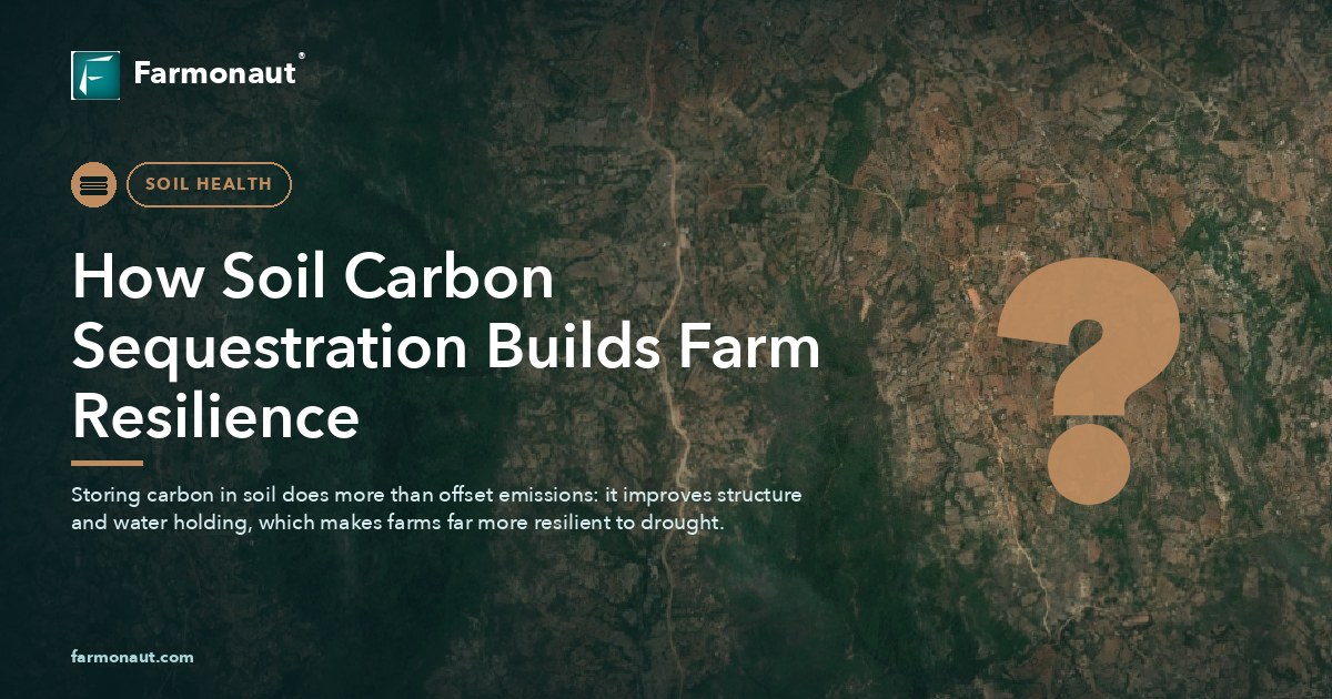 How Soil Carbon Sequestration Builds Farm Resilience