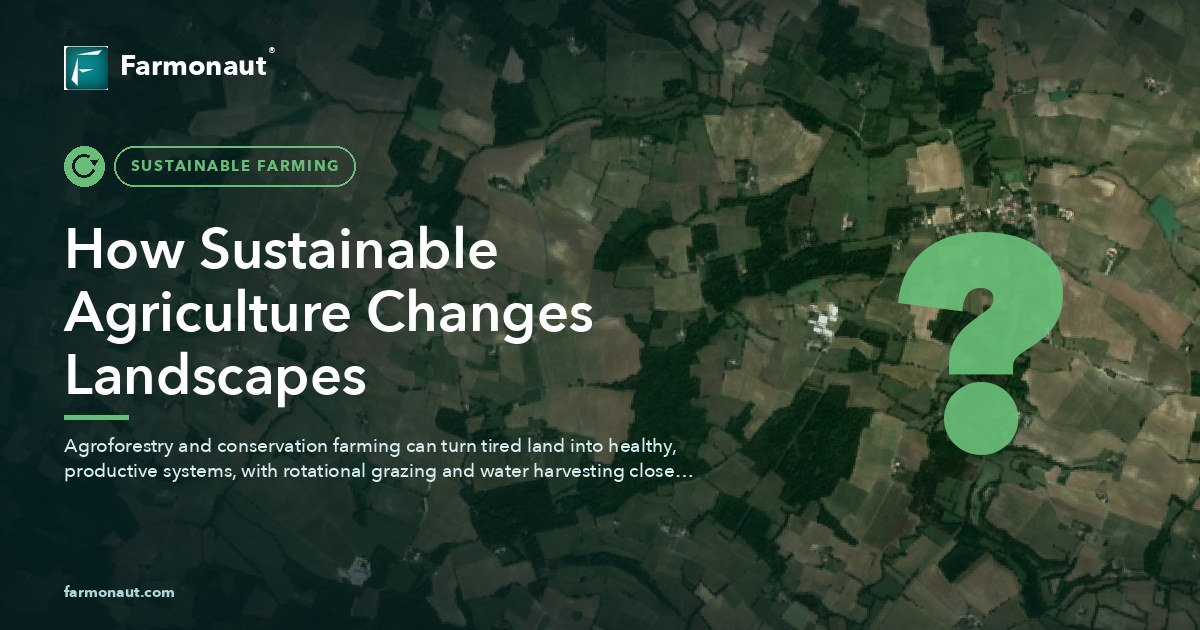 How Sustainable Agriculture Changes Landscapes