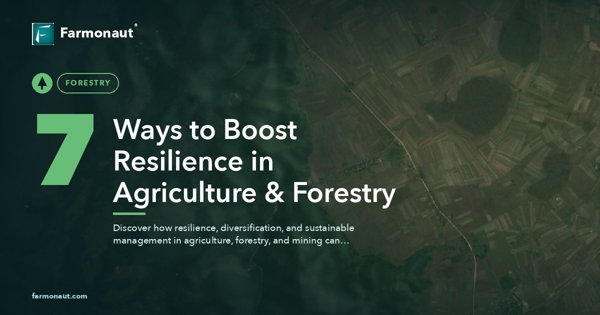 7 Ways To Boost Resilience In Agriculture &Amp; Forestry