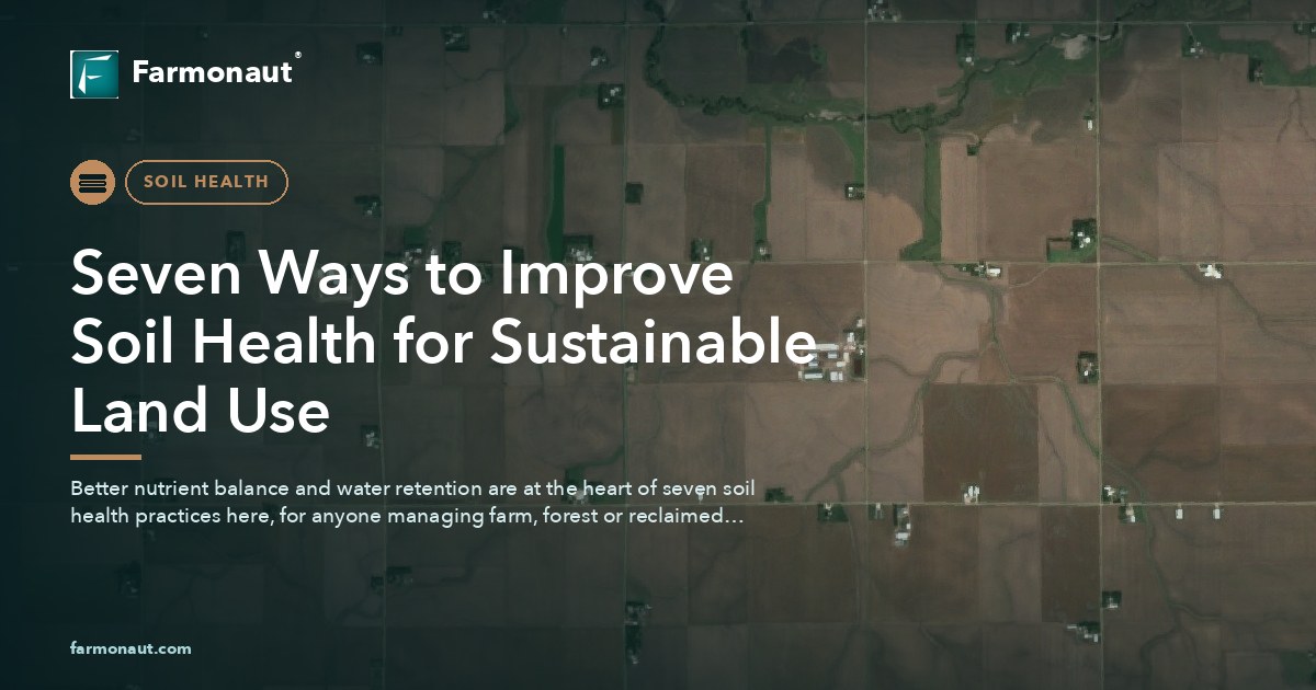 Seven Ways To Improve Soil Health For Sustainable Land Use