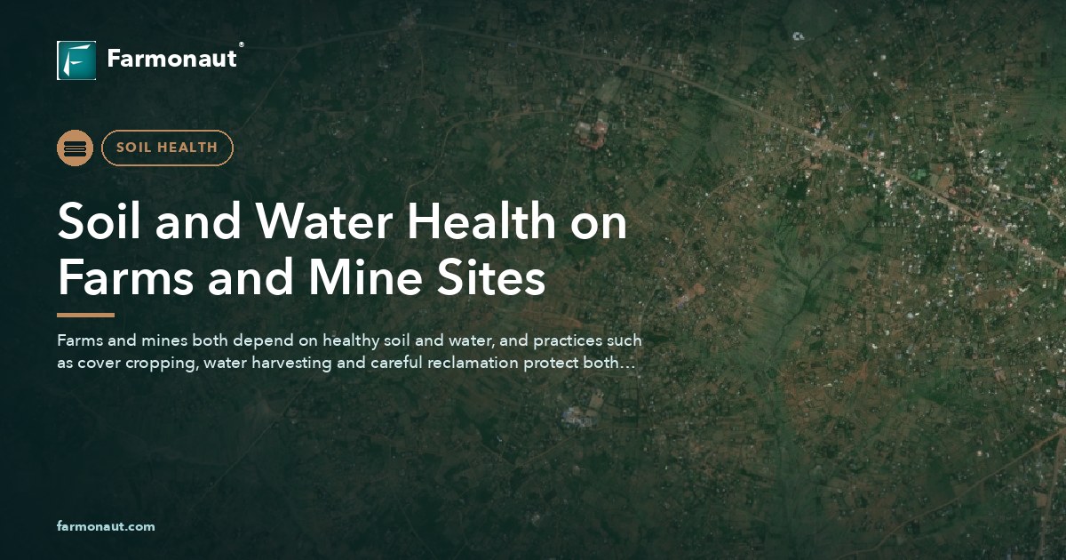 Soil And Water Health On Farms And Mine Sites