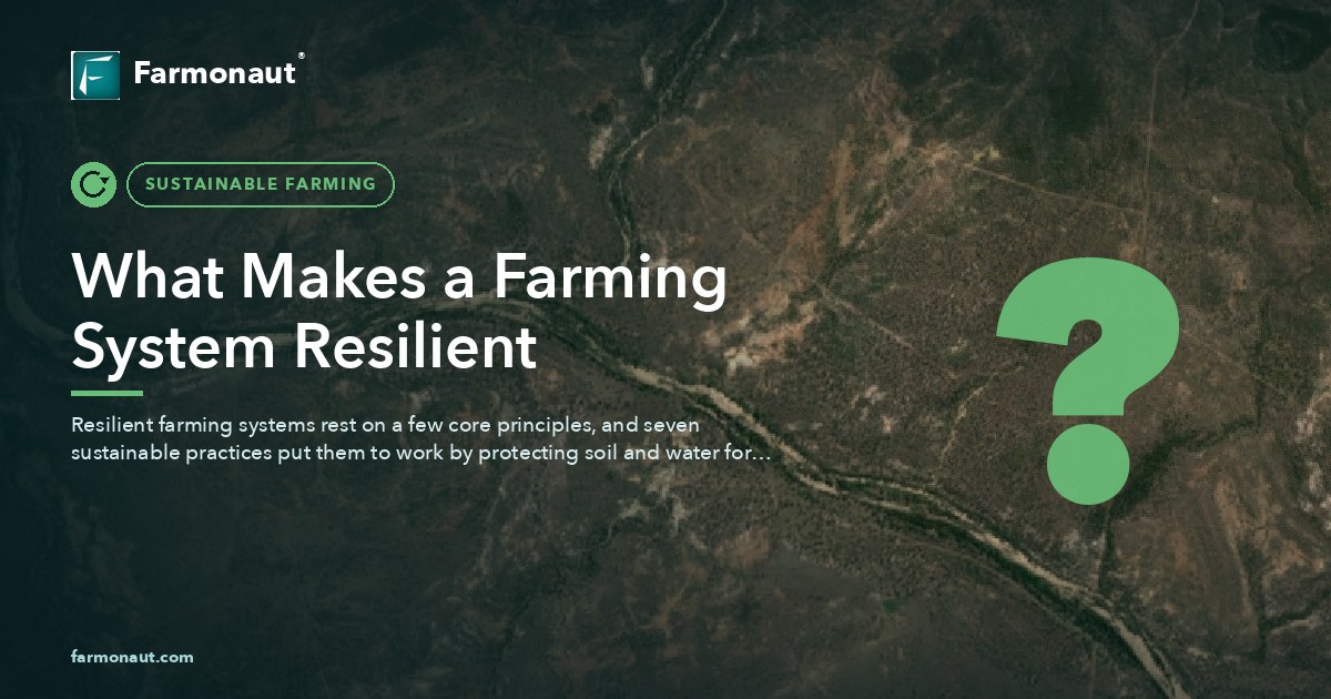 What Makes A Farming System Resilient