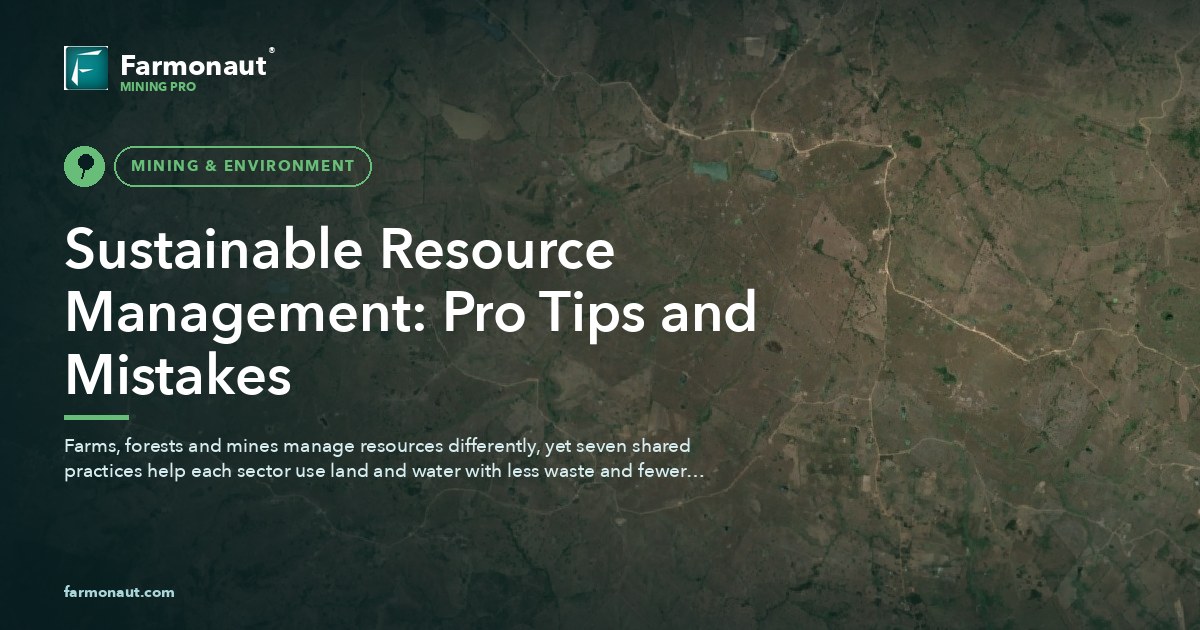 Sustainable Resource Management: Pro Tips And Mistakes